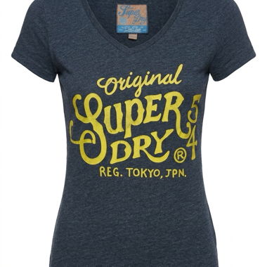 T-shirt Superdry grigio XXS