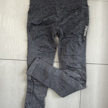 Leggings sportivi seamless Gymshark grigio sfumato