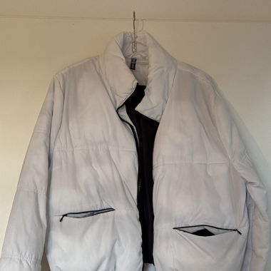 Veste bomber blanche