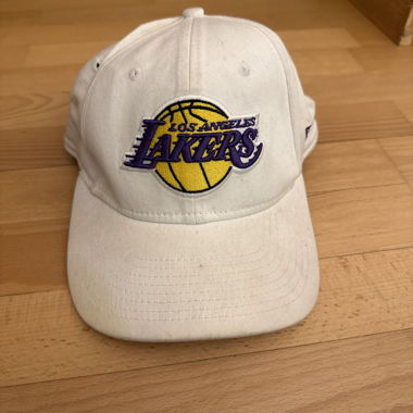 Weisse Los Angeles Lakers Cap