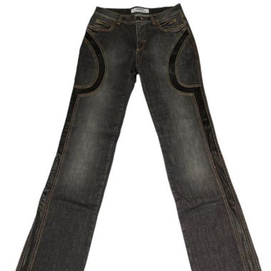 black vintage jeans