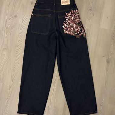 DERSCHUETZE-Cherry Blossom-Jeans baggy