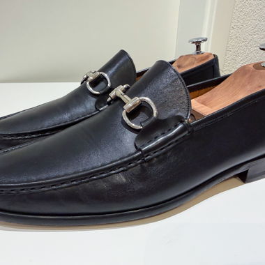 Magnanni Leather Loafers black Sz. 43