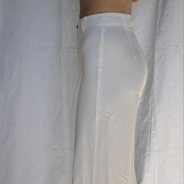pantalon blanc classique Bershka, taille 32