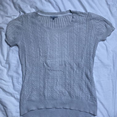 Maddison short-sleeve knit sweater