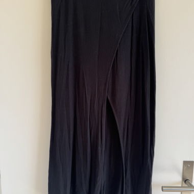 ZIGN rib knit midi skirt