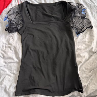 T-shirt SHEIN, haut en tulle avec papillons 