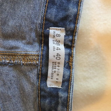 Corti di jeans in denim Gr. 40
