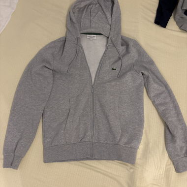 Veste à capuche Lacoste grise