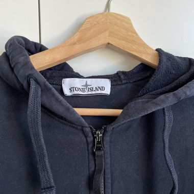 Hoodie Stone Island zippé