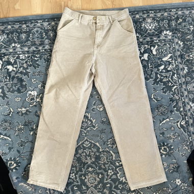 Pantalon Carhartt Beige / Dusty à genou simple