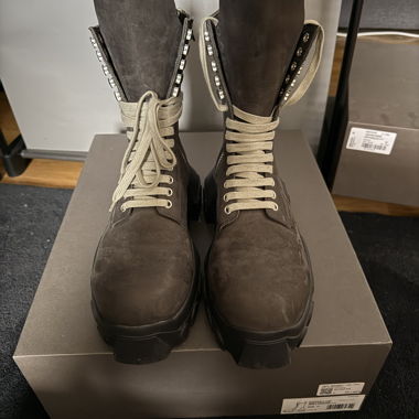 Rick Owens Army Tractor Boots