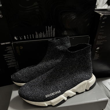 balenciaga trainers balenciaga metallic polyester