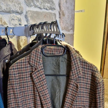 Blazer tartan pour femme