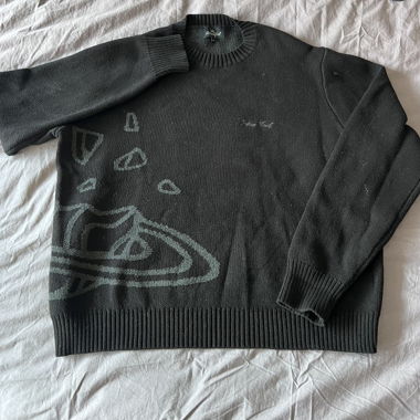 Broken Planet Knit nero XL