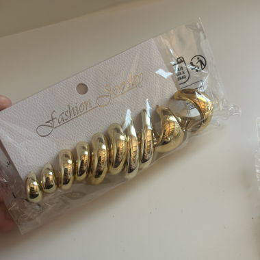 Boucles d'oreilles dorées