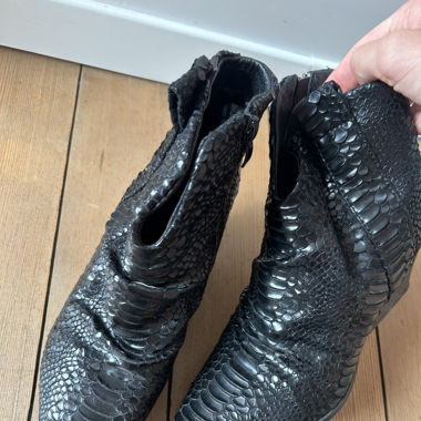 vintage Stiefeletten grösse 38, kunstleder
