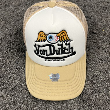 Casquette Von Dutch Trucker Baker Beige