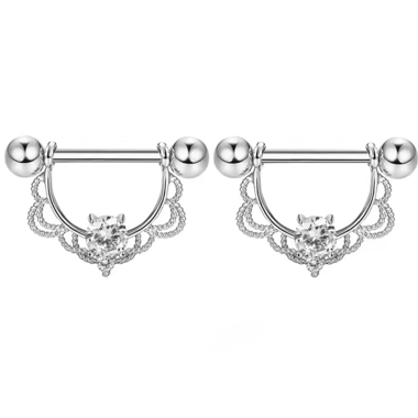 Set mit 2 Piercings (fabrikneu) 14G 1,6mm