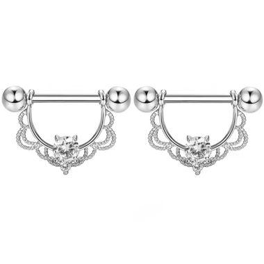 Set mit 2 Piercings (fabrikneu) 14G 1,6mm