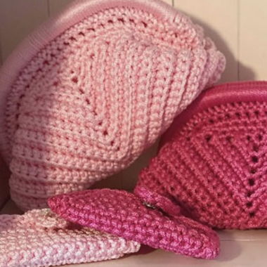 Bag fuchsia handmade
