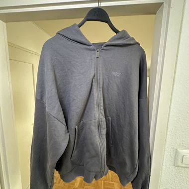 Felpa con cappuccio Snipes grigia XL