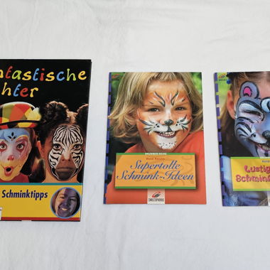 3er Set Kinderschminken Bücher