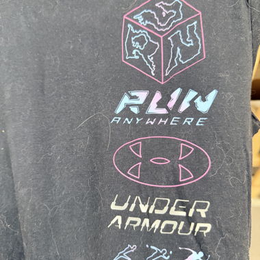T-shirt Under Armour nero