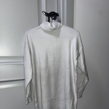 Robe pull col roulé 