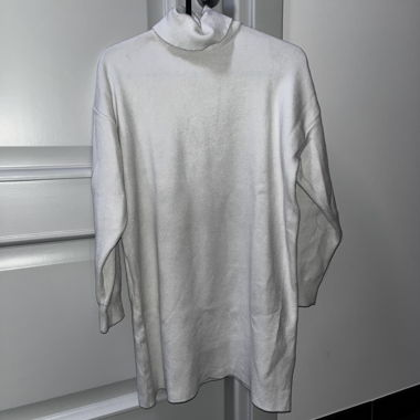 Robe pull col roulé 