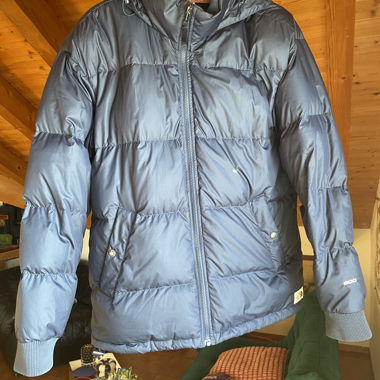 The North Face down jacket