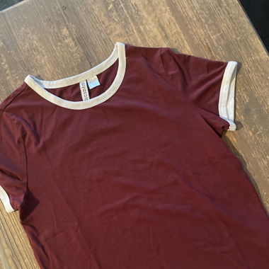 T-shirt weinrot