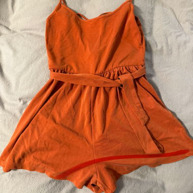 Bershka orange Jumpsuit XS