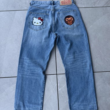 Jeans BAPE x Hello Kitty W30