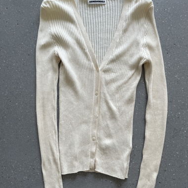 ARMEDANGELS Ribbed Cardigan Cream