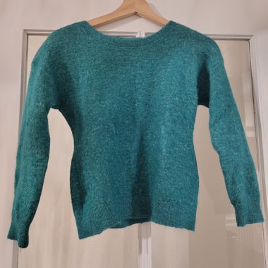 Pull vert pailleté Armand Thiery