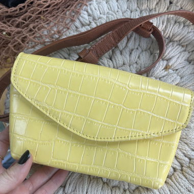 Yellow crossbody bag Söndergaard