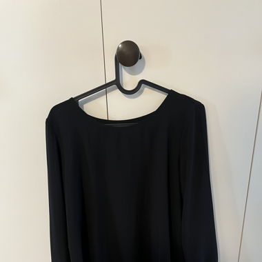 Schwarze Uni Bluse