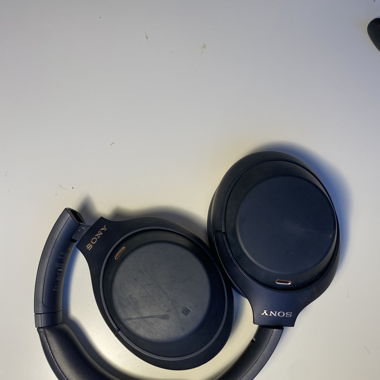 Sony WH-1000XM4 headphones in dark blue