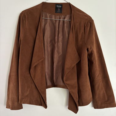 Giacca in scamosciato Bershka
