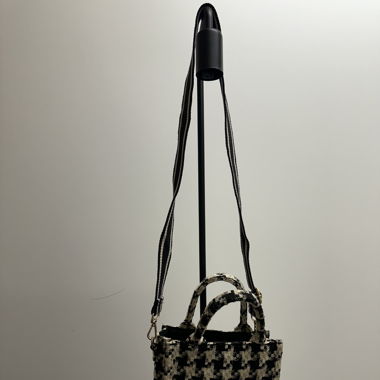 Hahnentritt Mini-Tasche