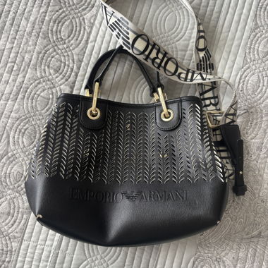 Sac main ou bandoulière Emporio Armani noir