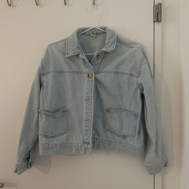 Hellblaue Jeansjacke