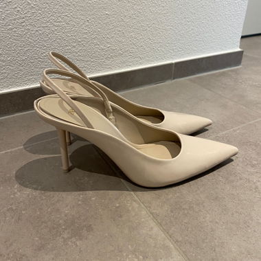 Escarpins Slingback beige