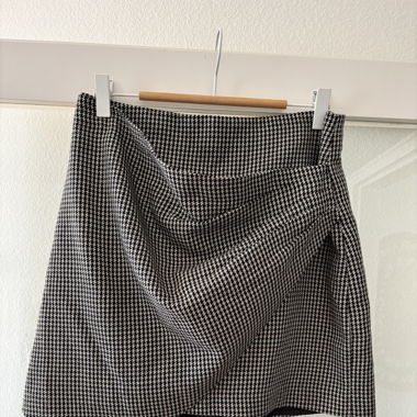 Jupe tweed à carreaux 