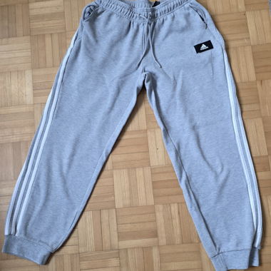 Grey Adidas training pants PRIMEGREEN S