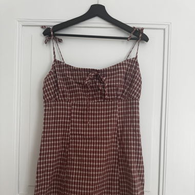 kariertes Kleid