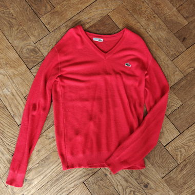 Lacoste Pullover Rot - Gr. M