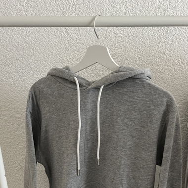 grauer Hoodie / XS