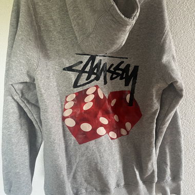 Stüssy hoodi mit Würfel Backprint